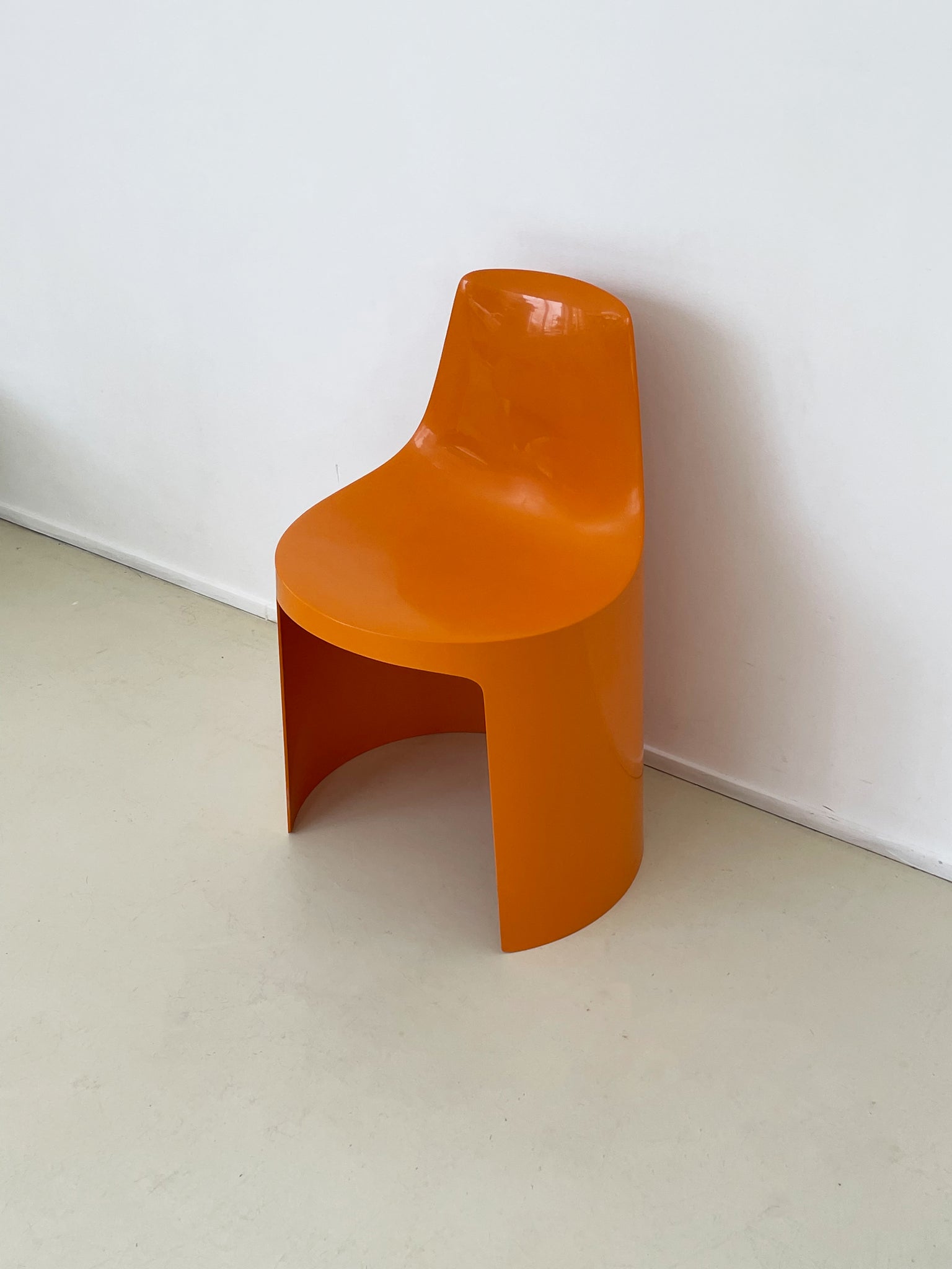 1970s Yolk Yellow Umbo Chair