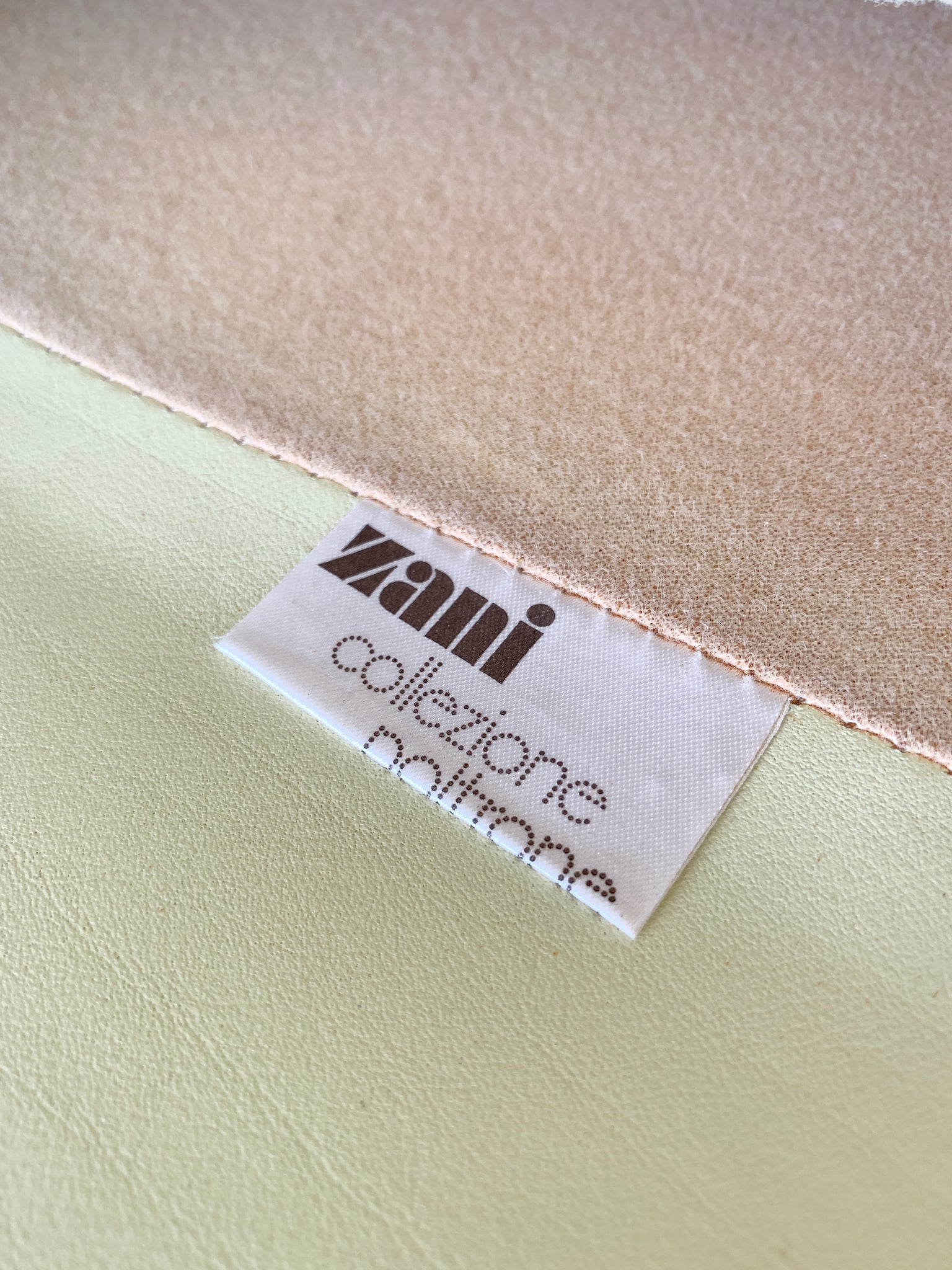 1980s Italian Cream Leather Sofas by Marco Zani